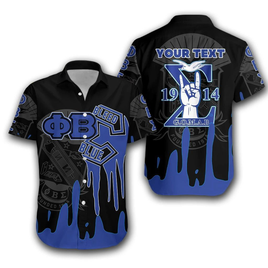 Fraternity Shirt – Phi Beta Sigma Short Sleeve Shirts Special Style