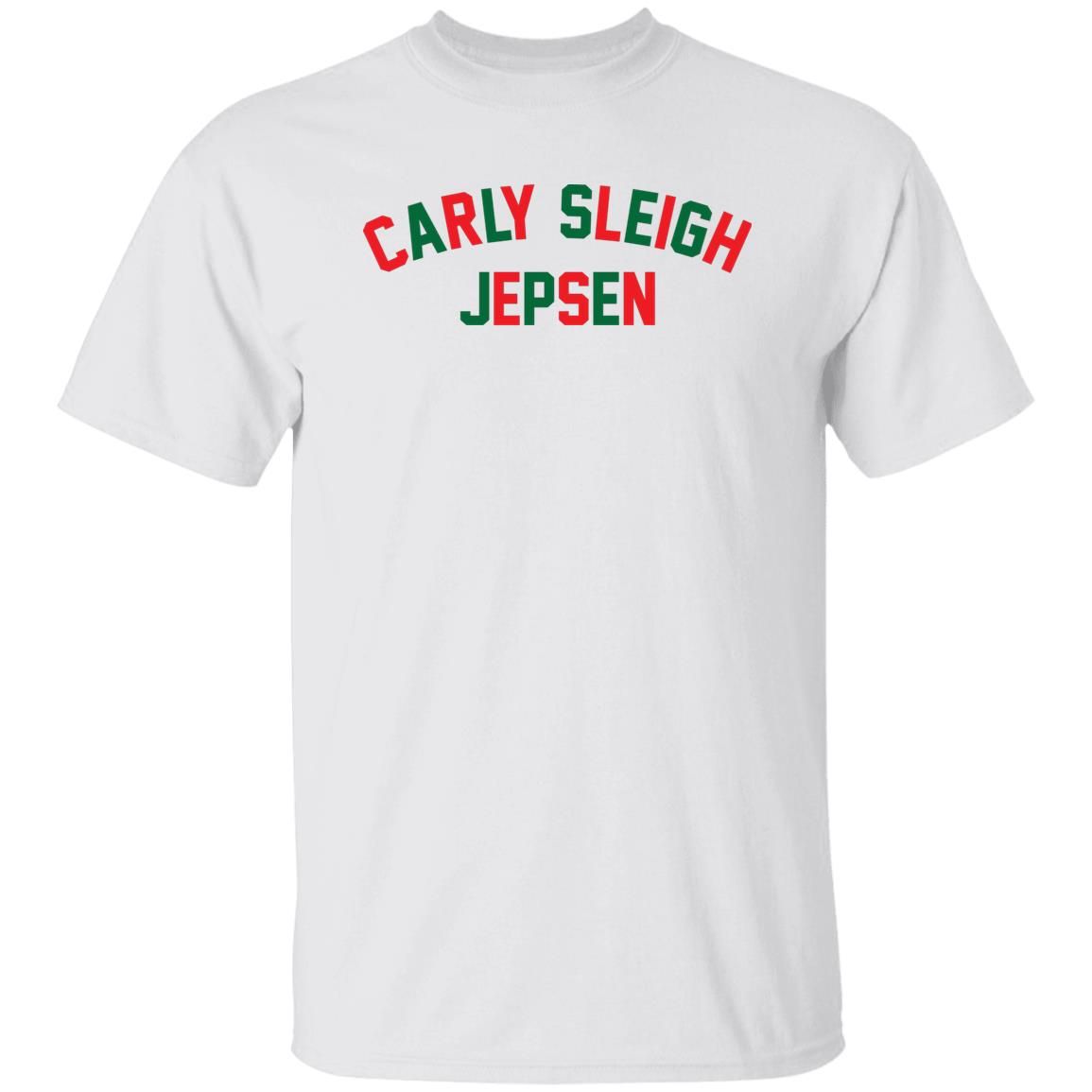 Carly Rae Jepsen Merch Carly Sleigh Jepsen Varsity Block Sweatshirt Gray