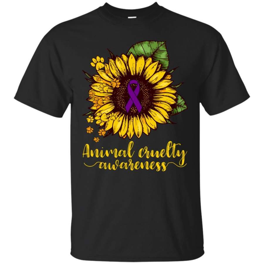 AGR Animal Cruelty Awareness Sunflower Shirt