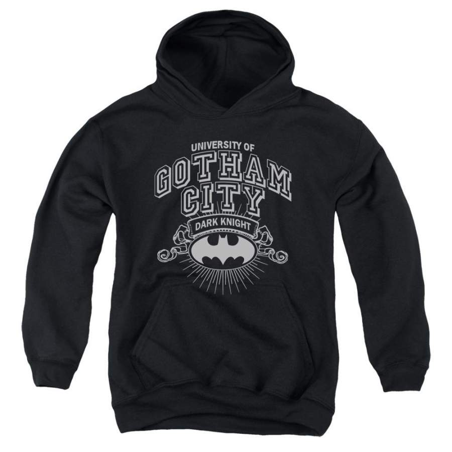 Batman – University Of Gotham Youth Pull Over Hoodie