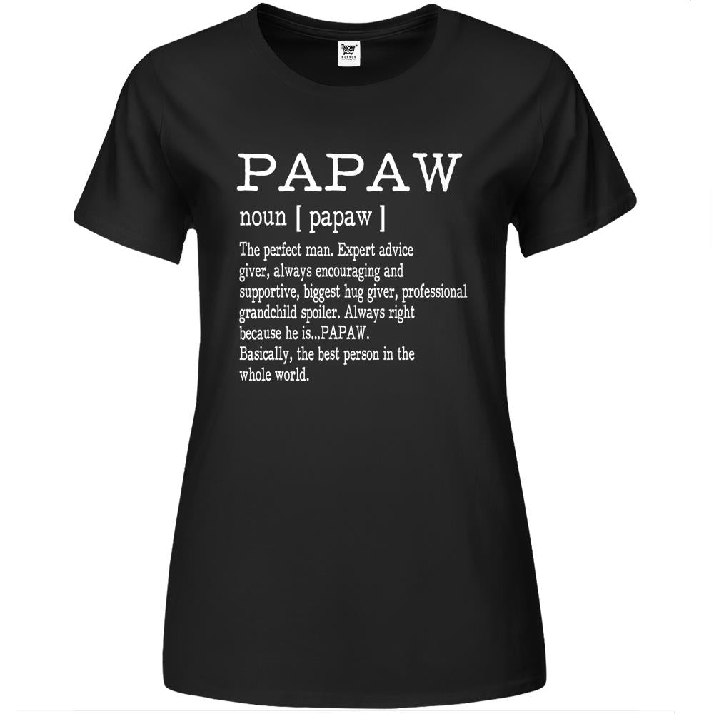 Papaw Definition Grandpa Father S Day Gifts – Men Premium Womens Tshirts