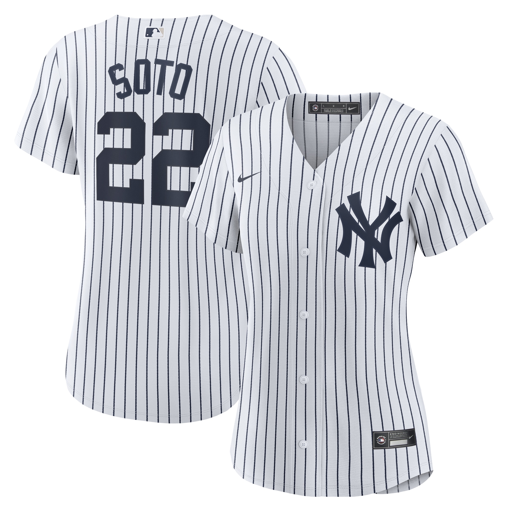 Juan Soto New York Yankees Women's Home Replica Player Jersey  White