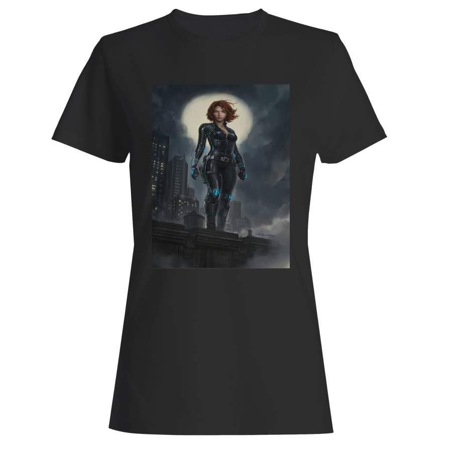 Avengers Black Widow District Woman’s T-Shirt