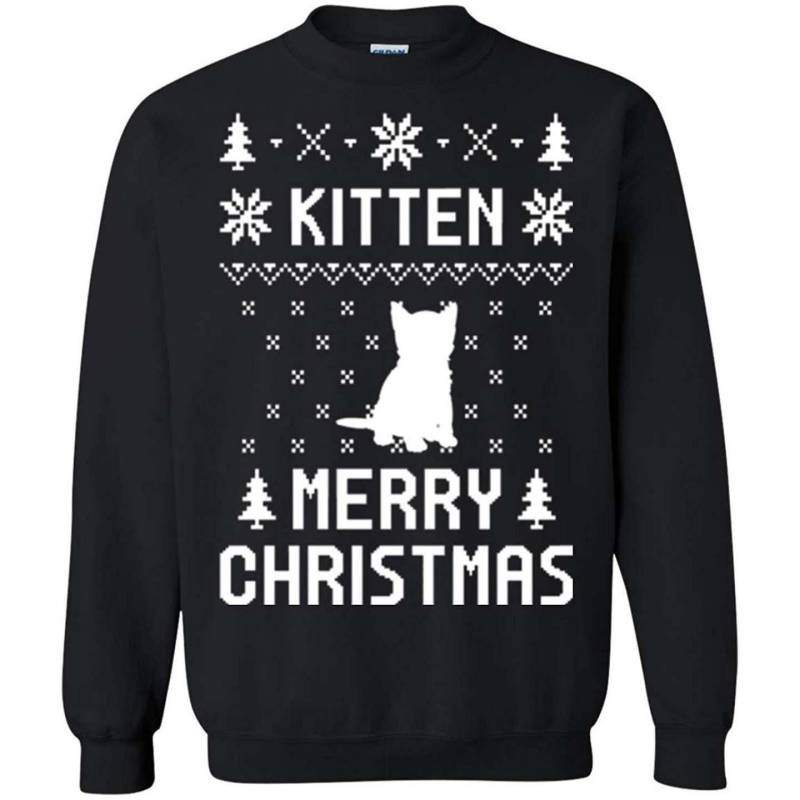 Kitten Ugly Christmas Sweater