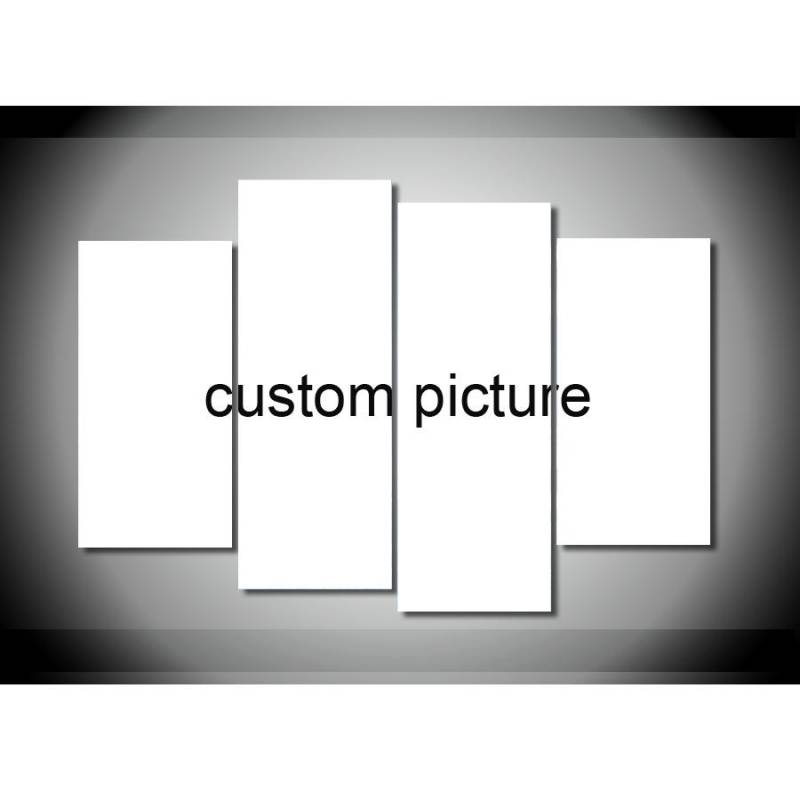 4 piece canvas Custom Canvas picture painting room decor print poster photo wall art