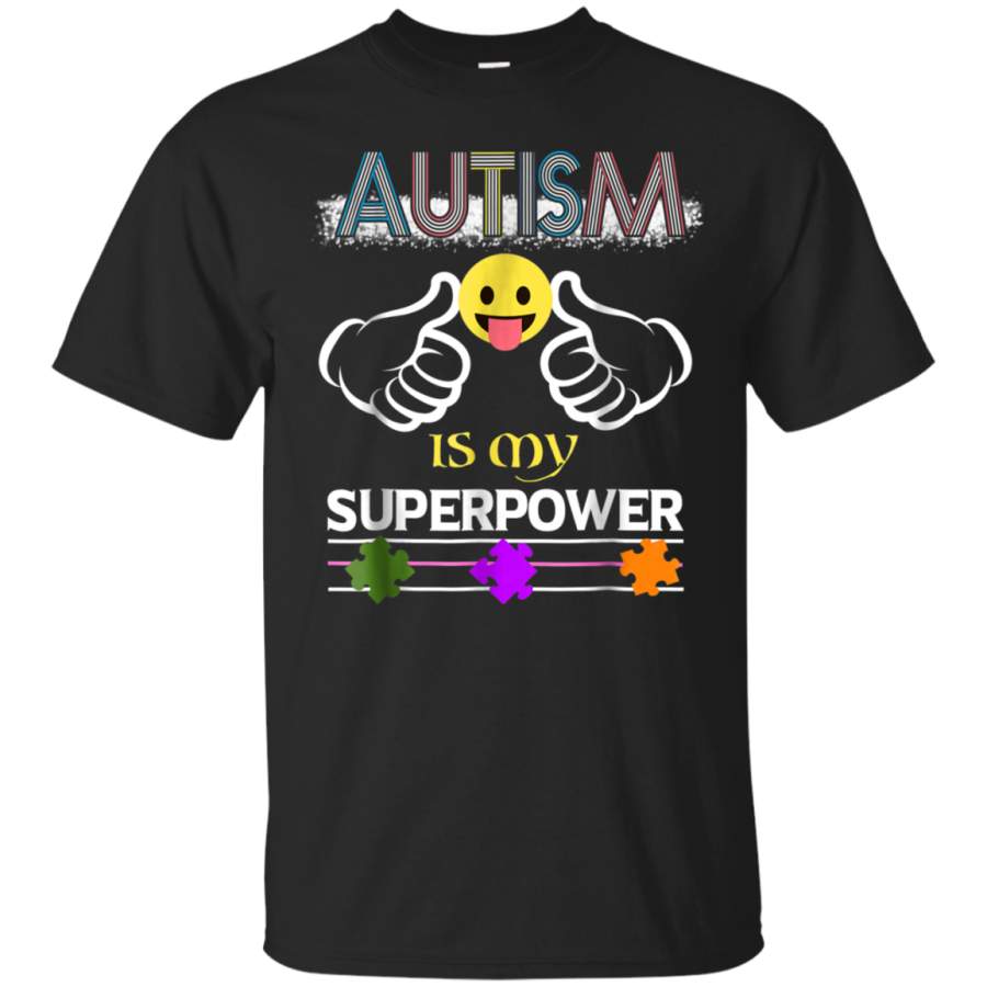 AGR Autism Is My Superpower Autistic Awareness Gift T-Shirt