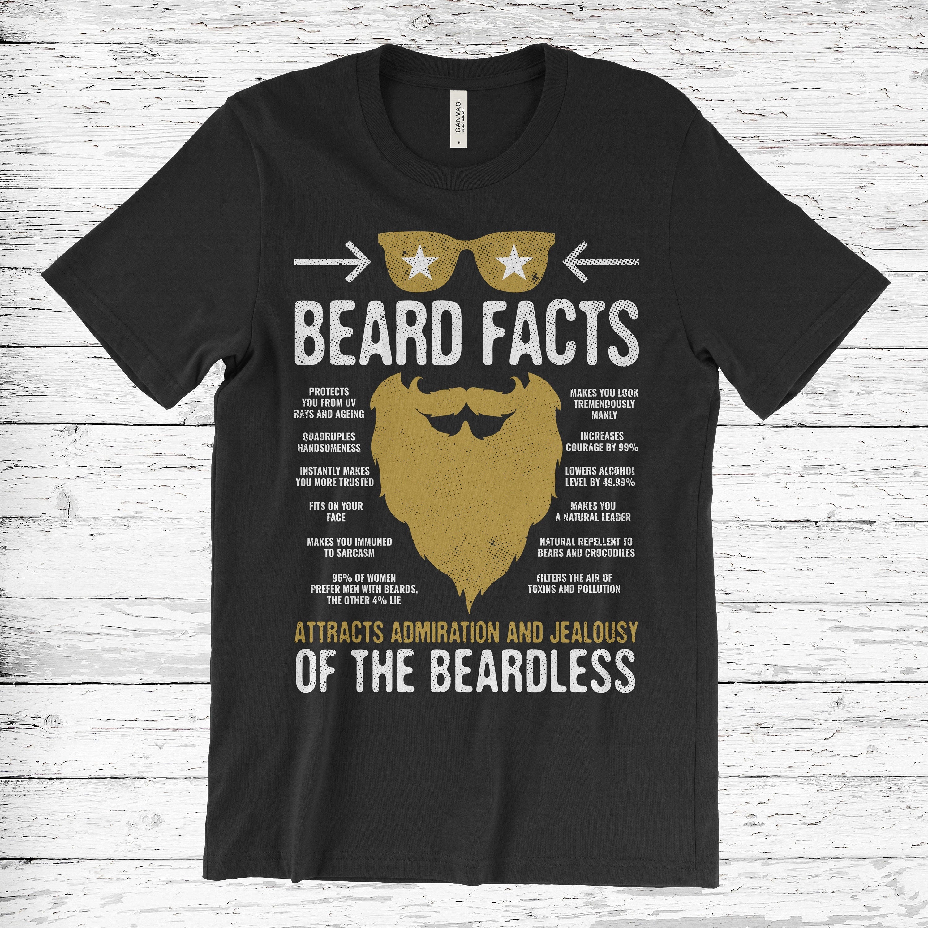 Beard Facts Funny Standard/Premium T-Shirt Hoodie