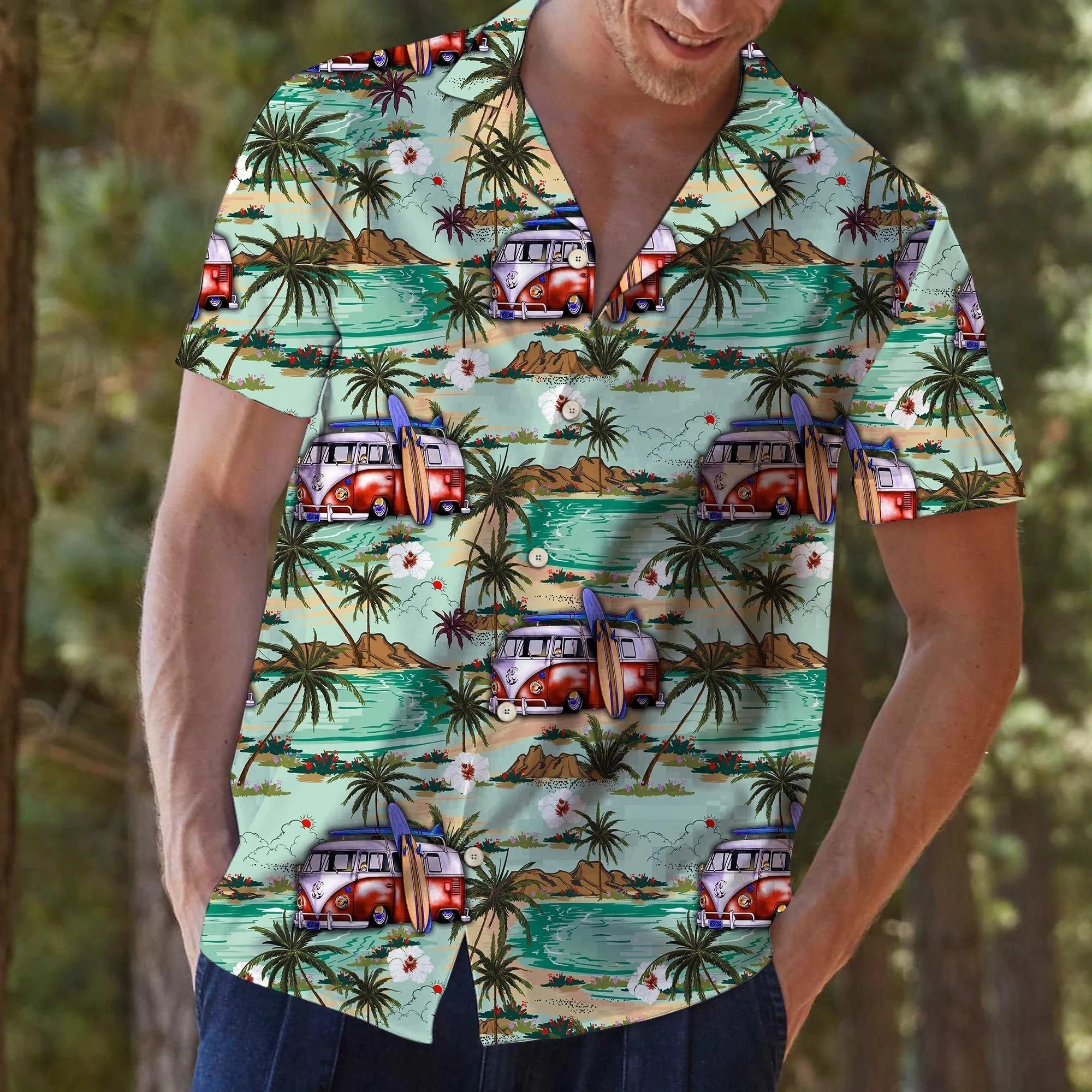 Caravan Beach Hawaii Shirt Unisex Adult Ha74833