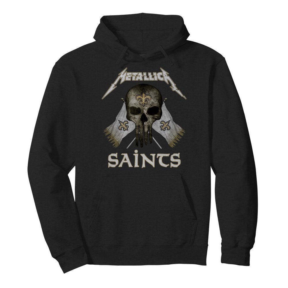 New Orleans Saints – Metallica T-Shirt – Hoodie – Unisex Long Sleeve