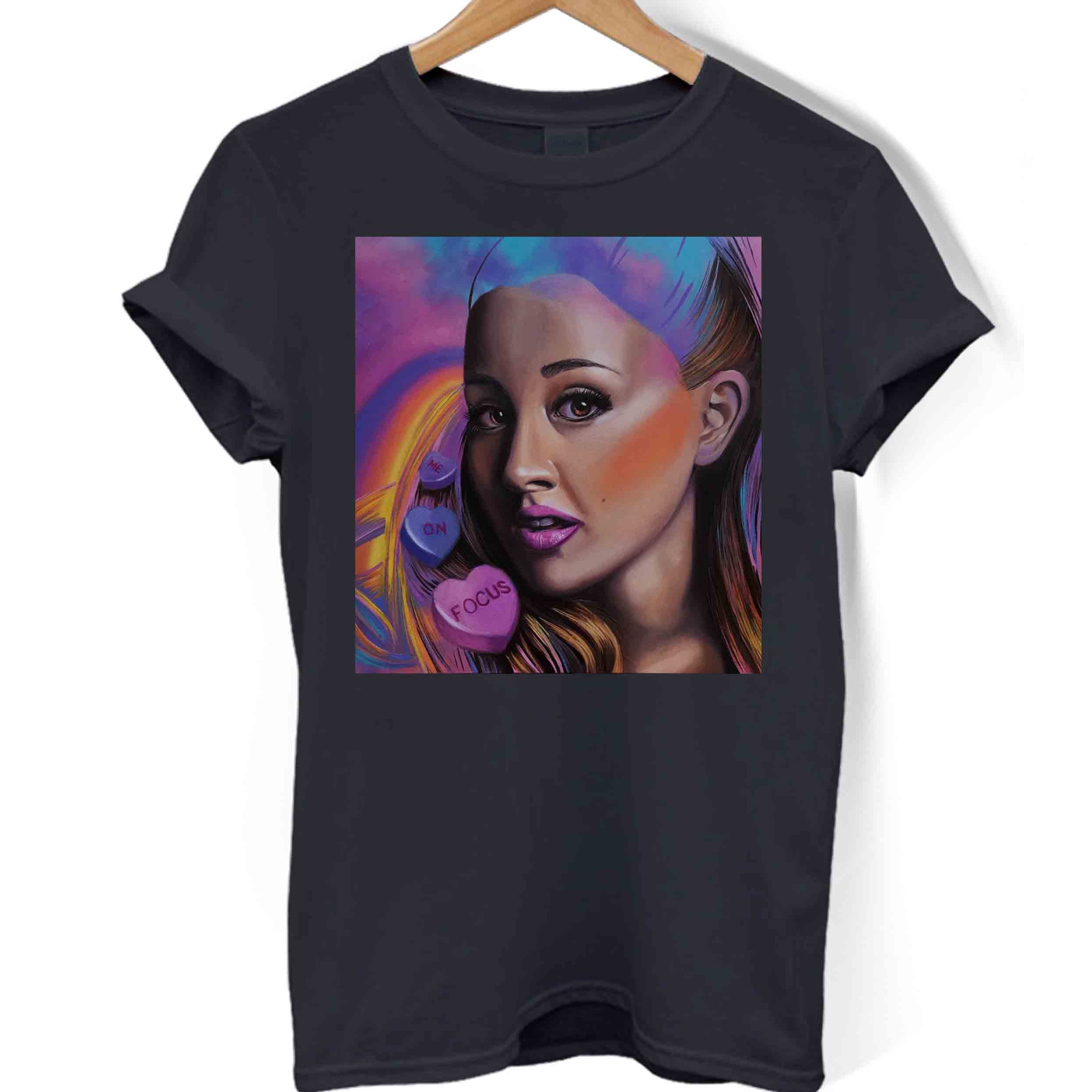 Ariana Grande Me On Focus Art Women T-Shirt