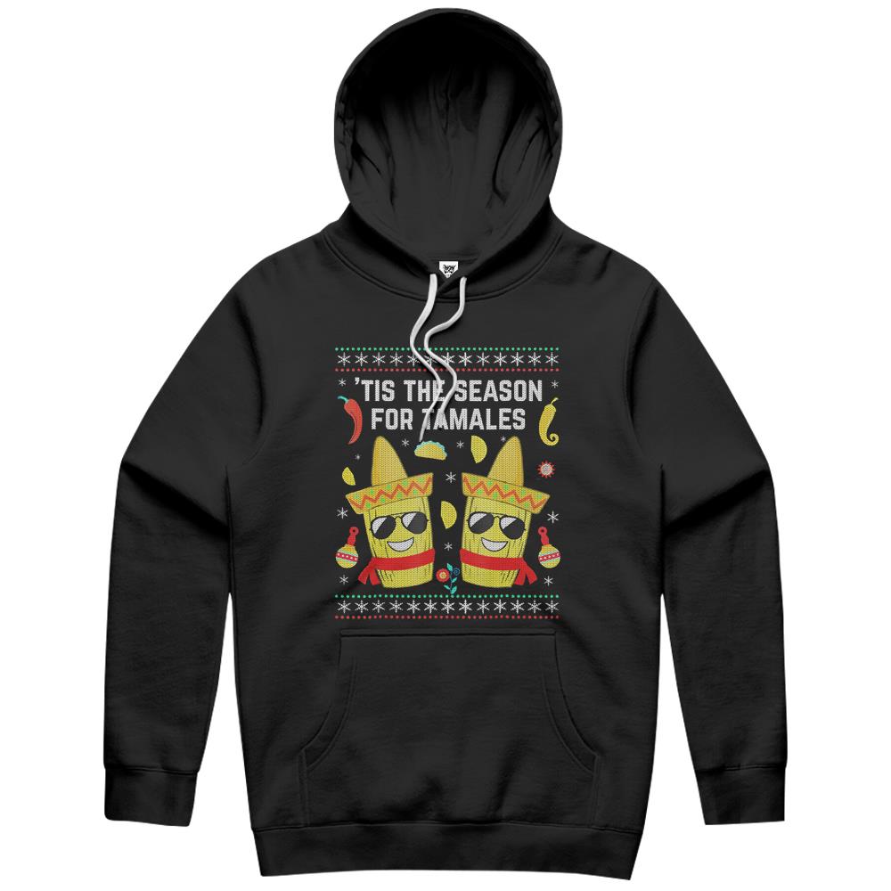 Tis The Season For Tamales Christmas Sweaters Mexican Hoodie