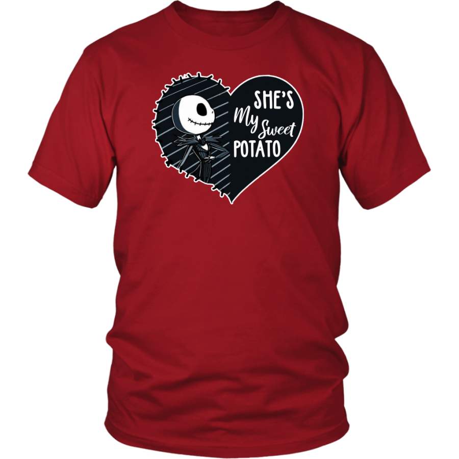 She’s My Sweet Potato In Heart – Couple T-Shirt