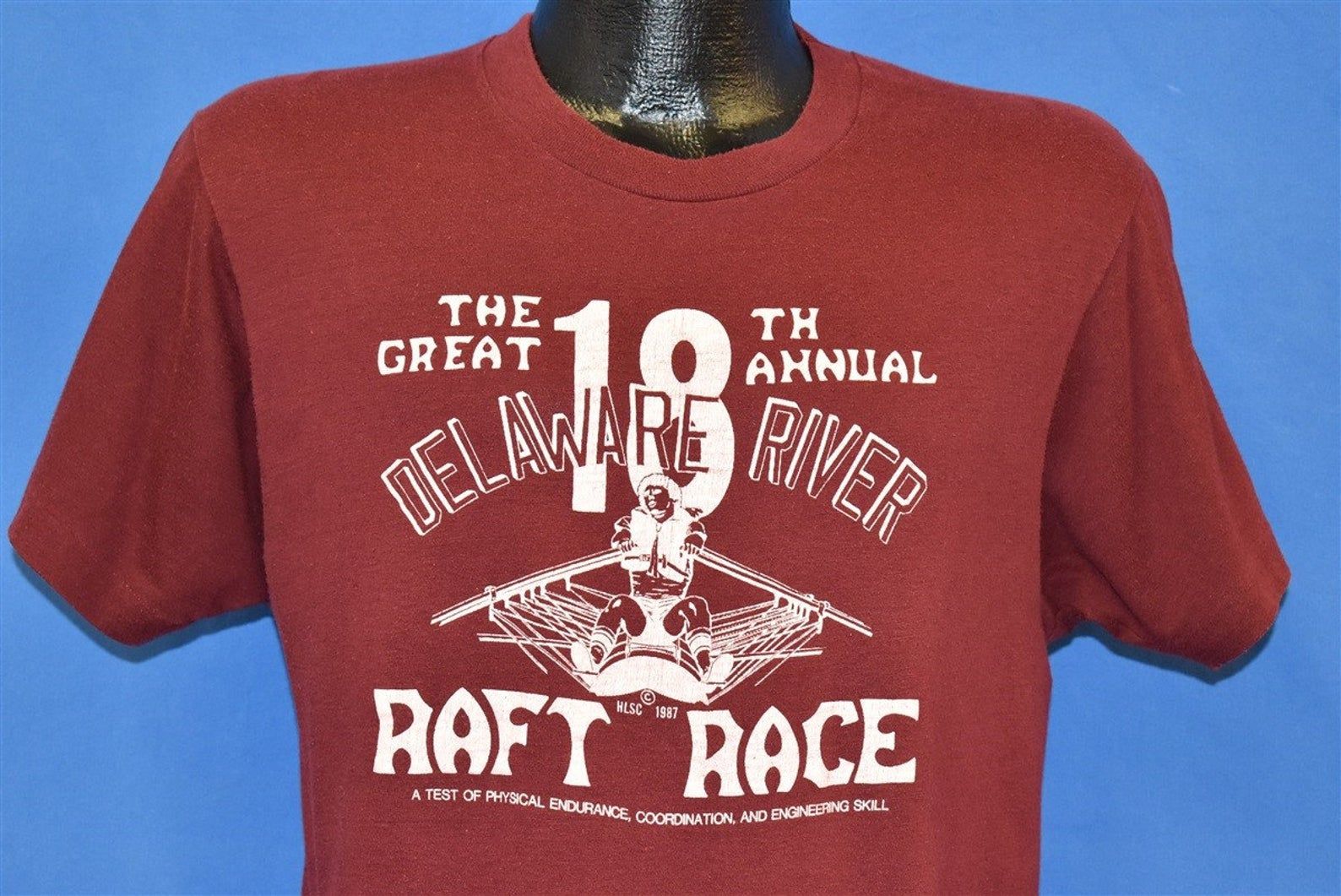 80S 18Th Annual Delaware River Raft Race T-Shirt