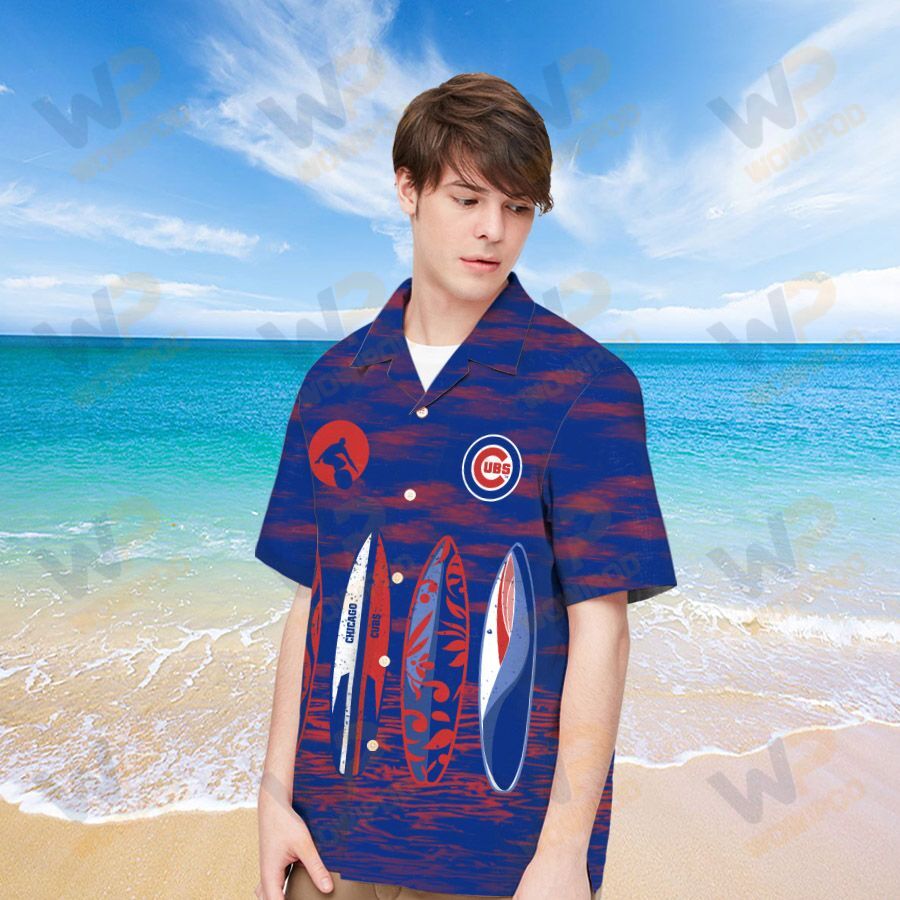 Chicago Cubs Hawaiian Shirt and Shorts 265 L1MTH1878