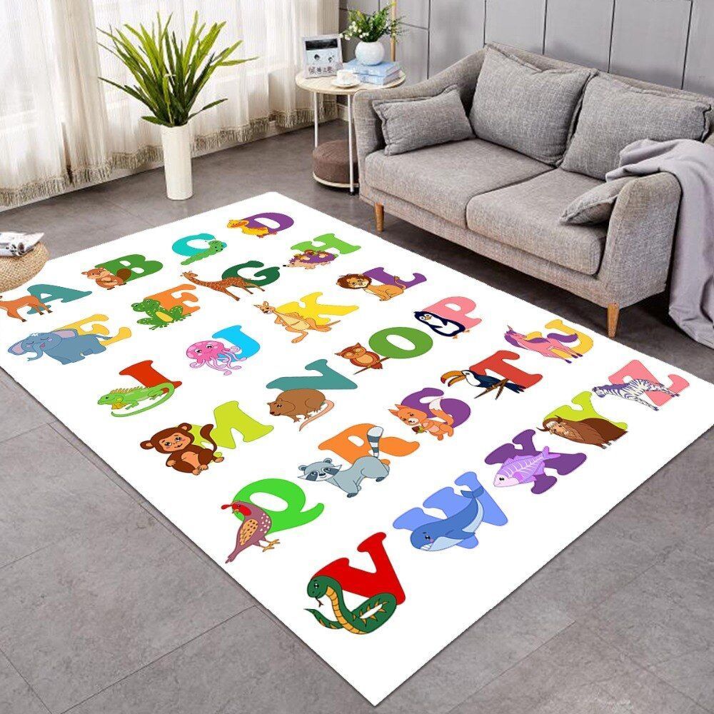 Alphabet Animal CLP0711006M Rug