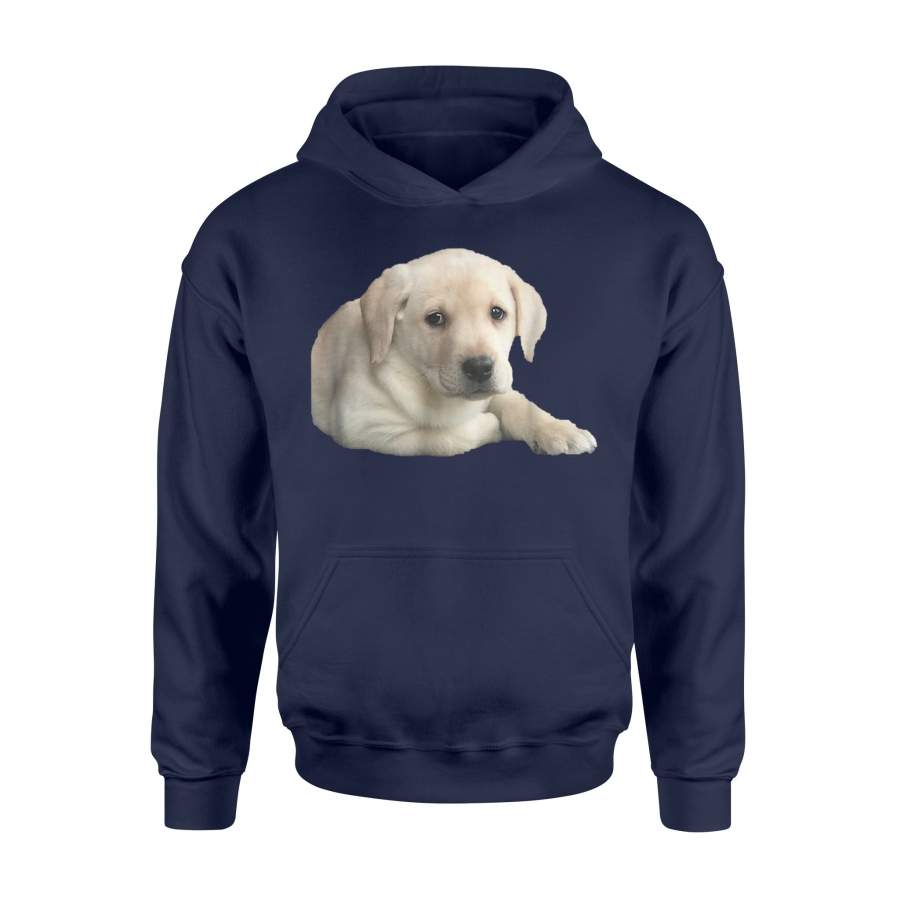 Adorable Yellow Lab Puppy Hoodie