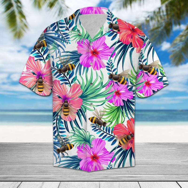 Amazing Bee Hawaii Shirt Unisex Adult Ha100959