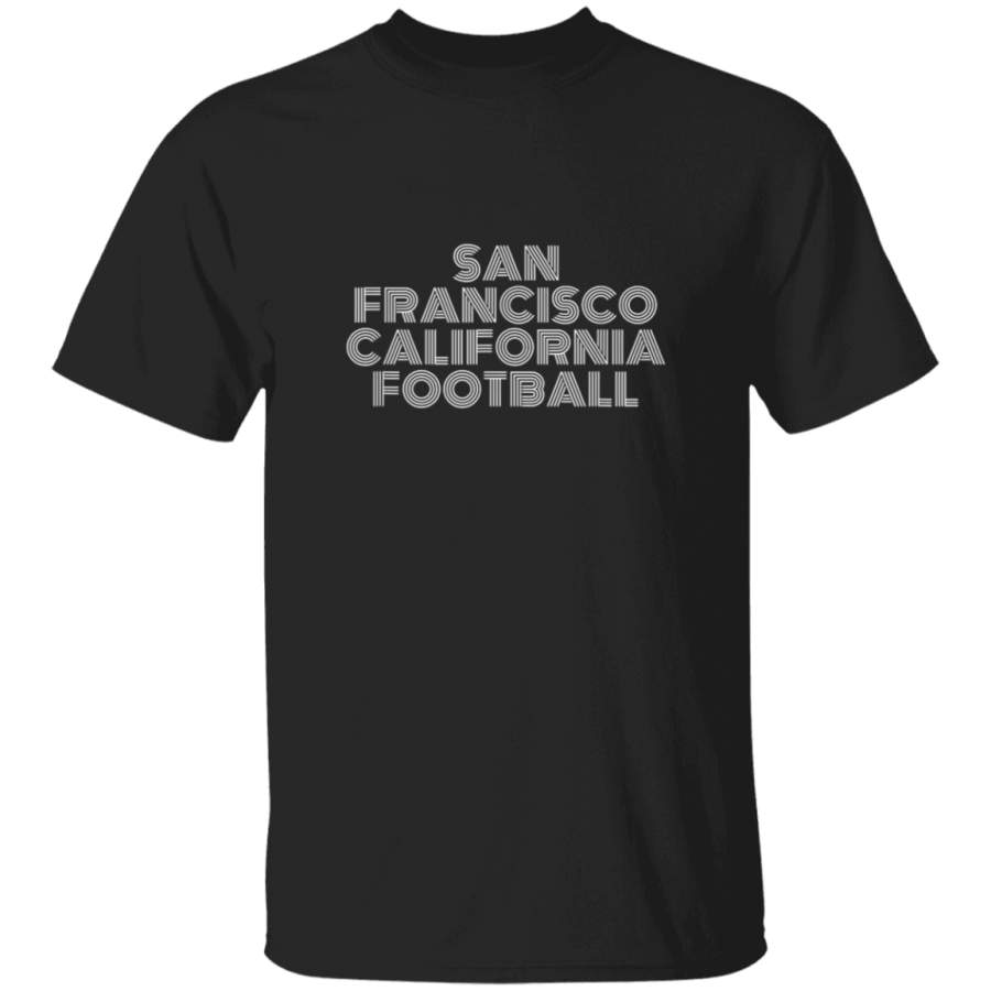 San Francisco Football  Retro Vintage SF Cali Gameday TShirt