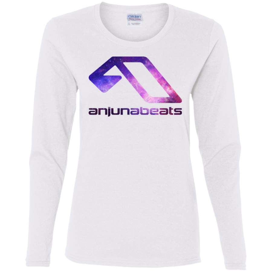 AGR Anjunabeats Glaxy Nebula Ladies’ Cotton LS T-Shirt