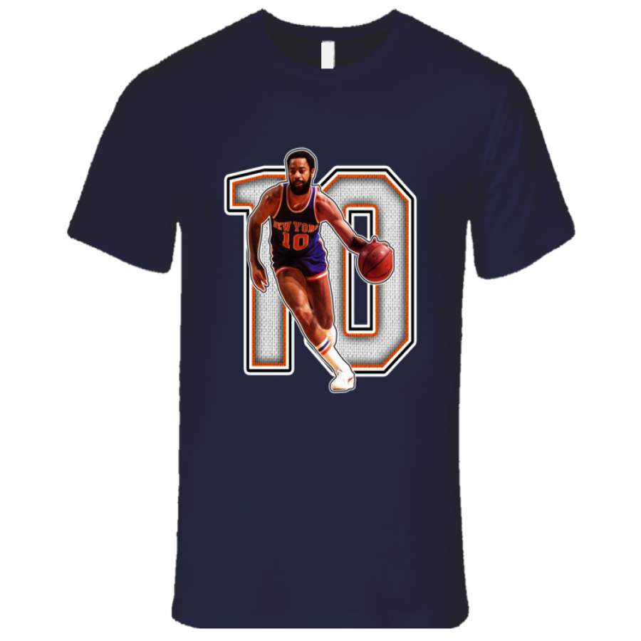 Walt Frazier New York Retro Basketball Legend T Shirt