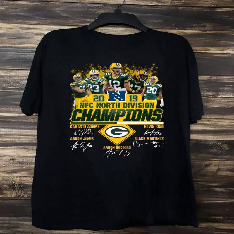 Nfc North Division 2019 Champion Green Bay Packers Men And Women T Shirt S-5Xl