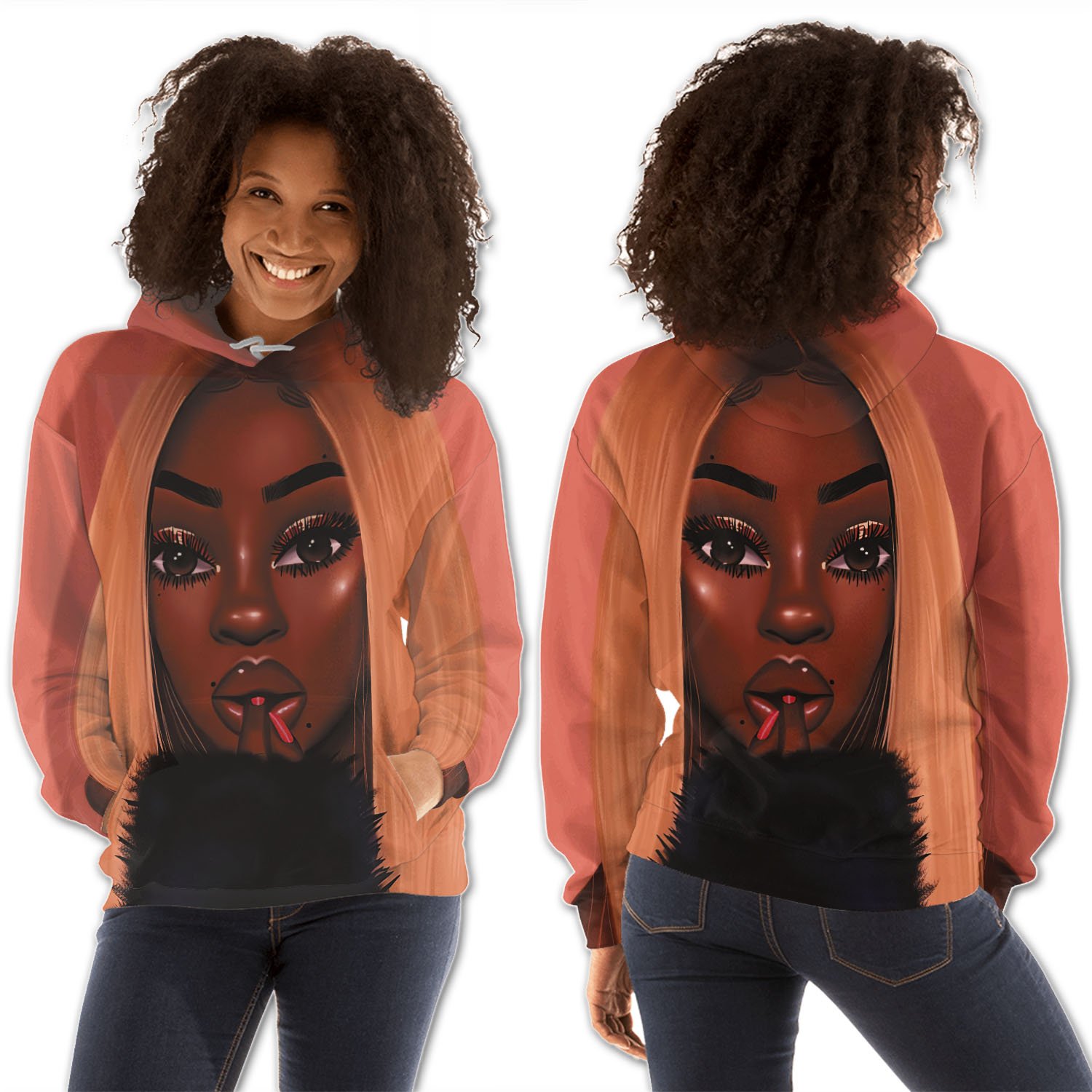 African American Hoodies Pretty Black American Girl African American Clothing