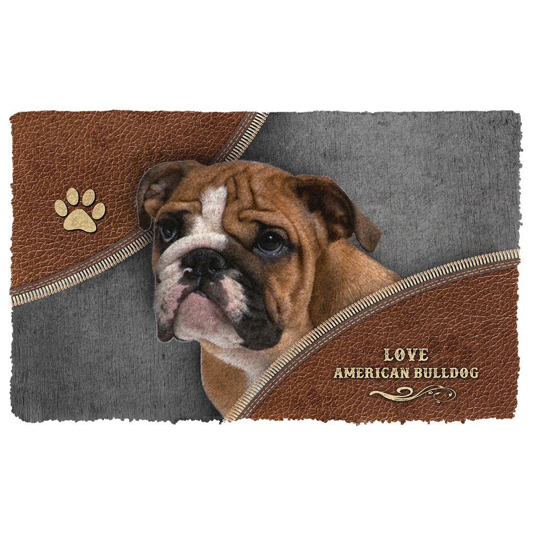 Gearhumans  Gearhuman 3D American Bulldog Doormat