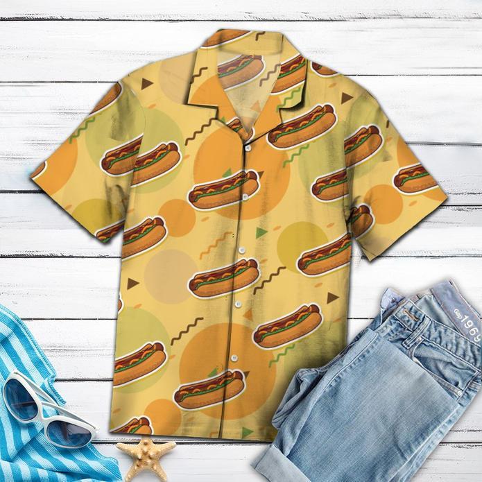 Amazing Hot Dog Hawaiian Shirt | Unisex | Adult | Hw5075 – Fashion Store