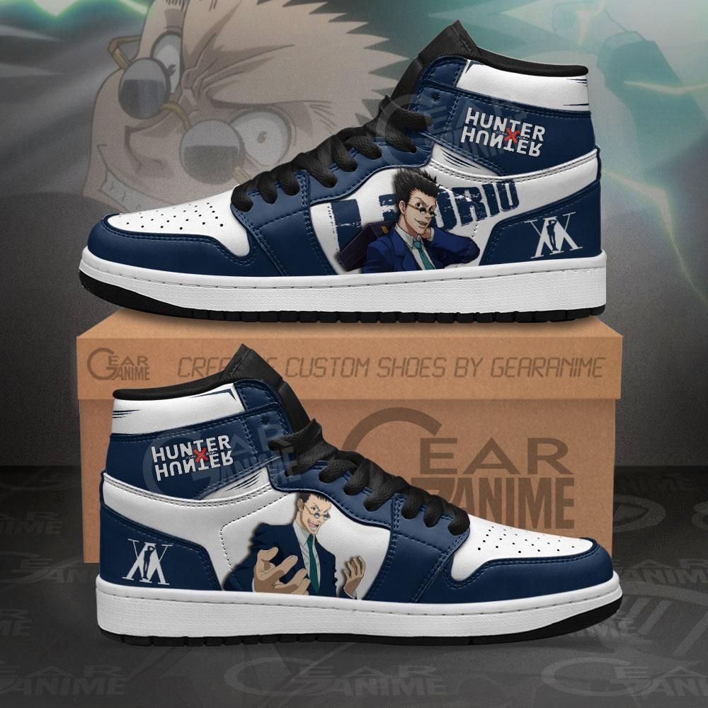 Hxh Leorio Hunter X Hunter Anime Air Jordan Shoes Sport Sneakers