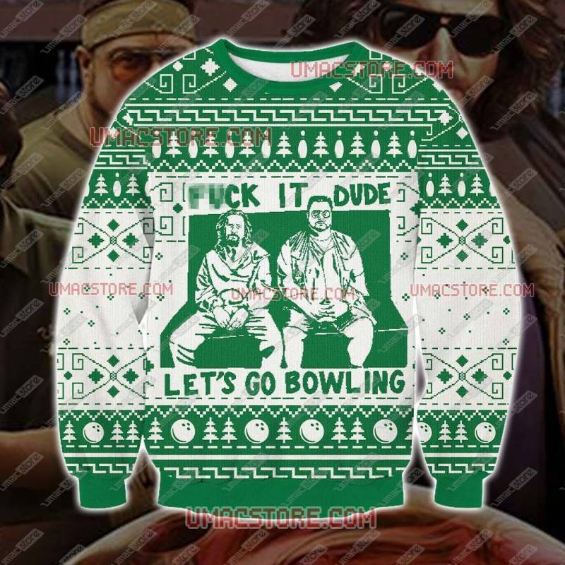 The Big Lebowski 2910 3D Print Ugly Christmas Sweatshirt