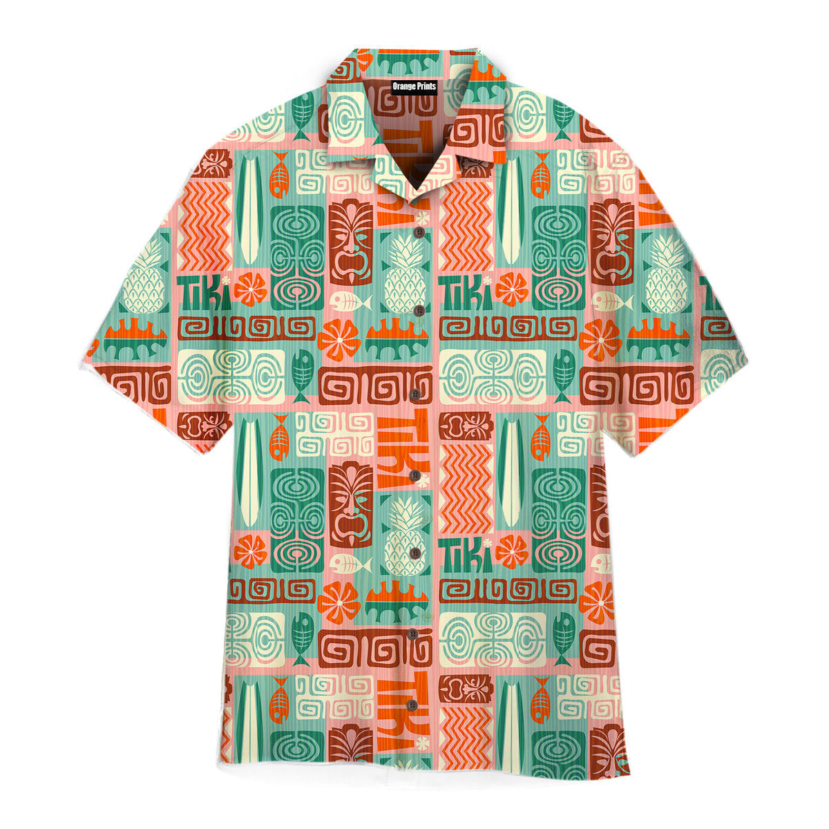 Exotic Tiki Pattern Aloha Hawaii Shirts For Men Women Ha11008