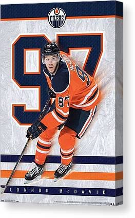 Edmonton Oilers Connor Mcdavid 01 Thuy Dinh Thi Canvas Print