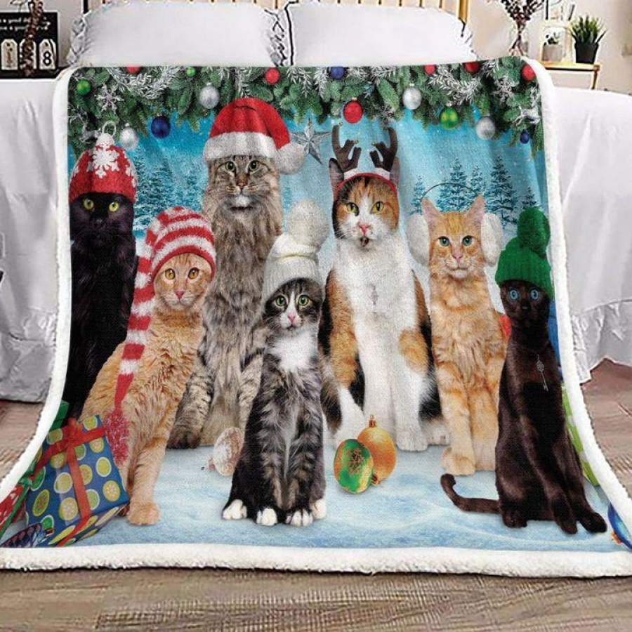 MP0312 – Cat – Christmas Funny kittens – Quilt