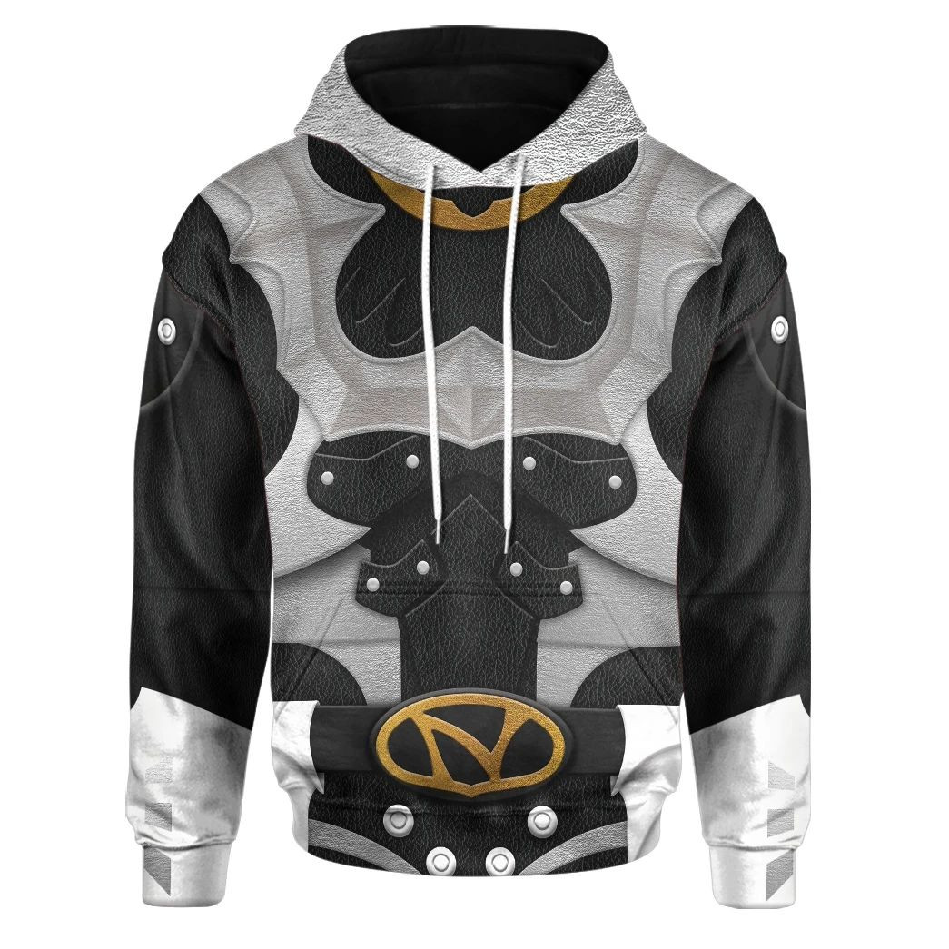 3D Psycho Rangers Silver Psycho Custom Hoodie