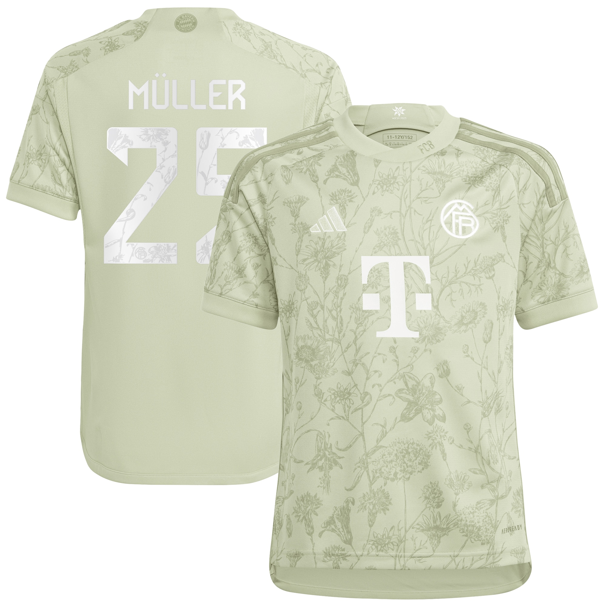 Thomas Müller Bayern Munich Youth 2023/24 Oktoberfest Replica Player Jersey – Green