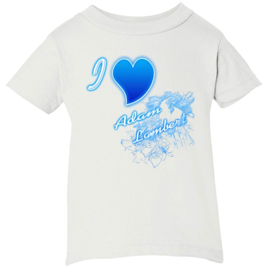 AGR American Idol I love Adam Lambert Infant Short Sleeve T-Shirt