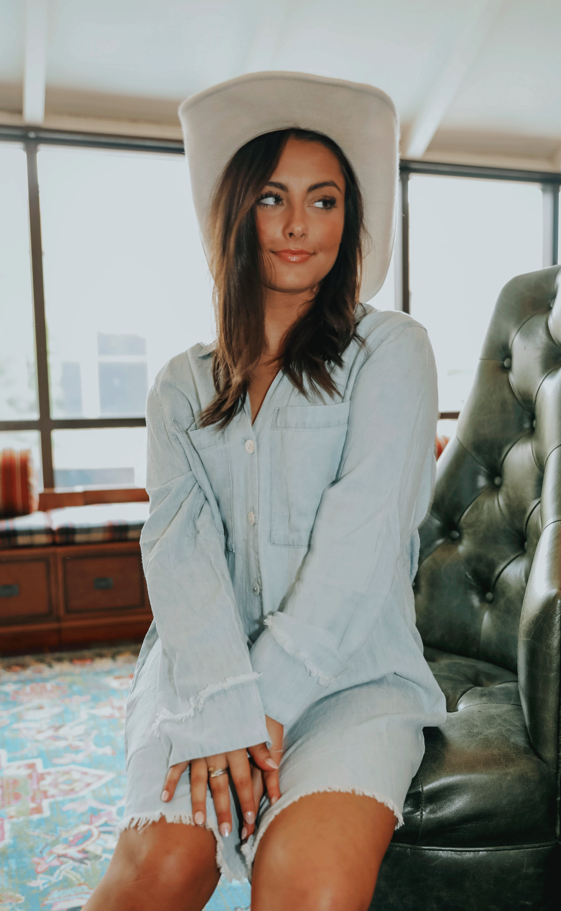 Show Me Your Mumu: Wilmington Shirt Dress – Light Chambray