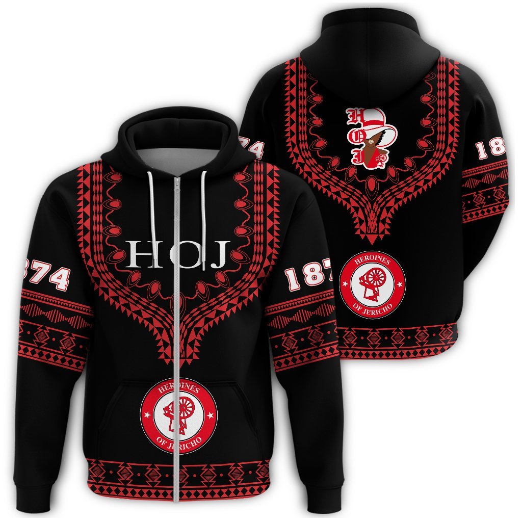 Masonstars Hoodie – Heroines Of Jericho Dashiki Zipper Hoodie – Alva Style J8