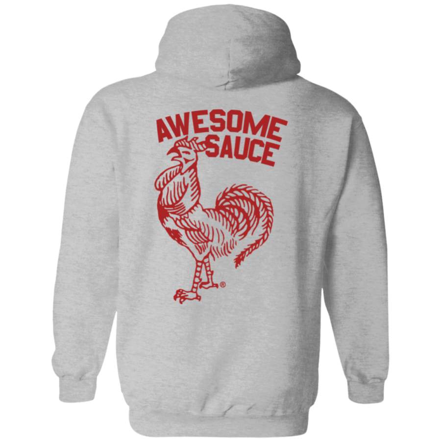 Sriracha Awesome Sauce Back print Pullover Hoodie