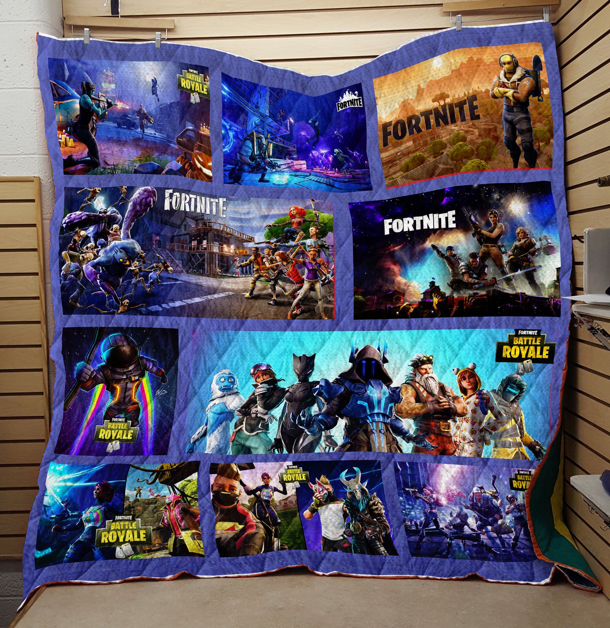 Fortnite V6 3D Quilt Blanket HGM11