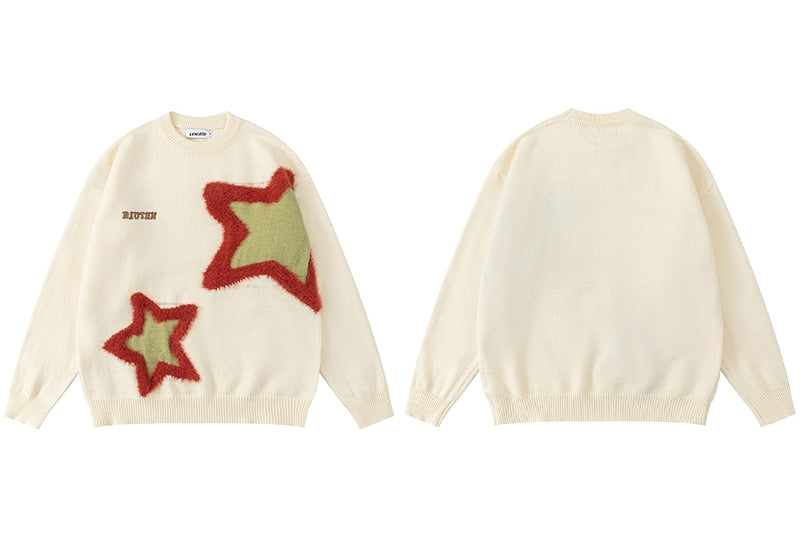 Star Knitted Sweater