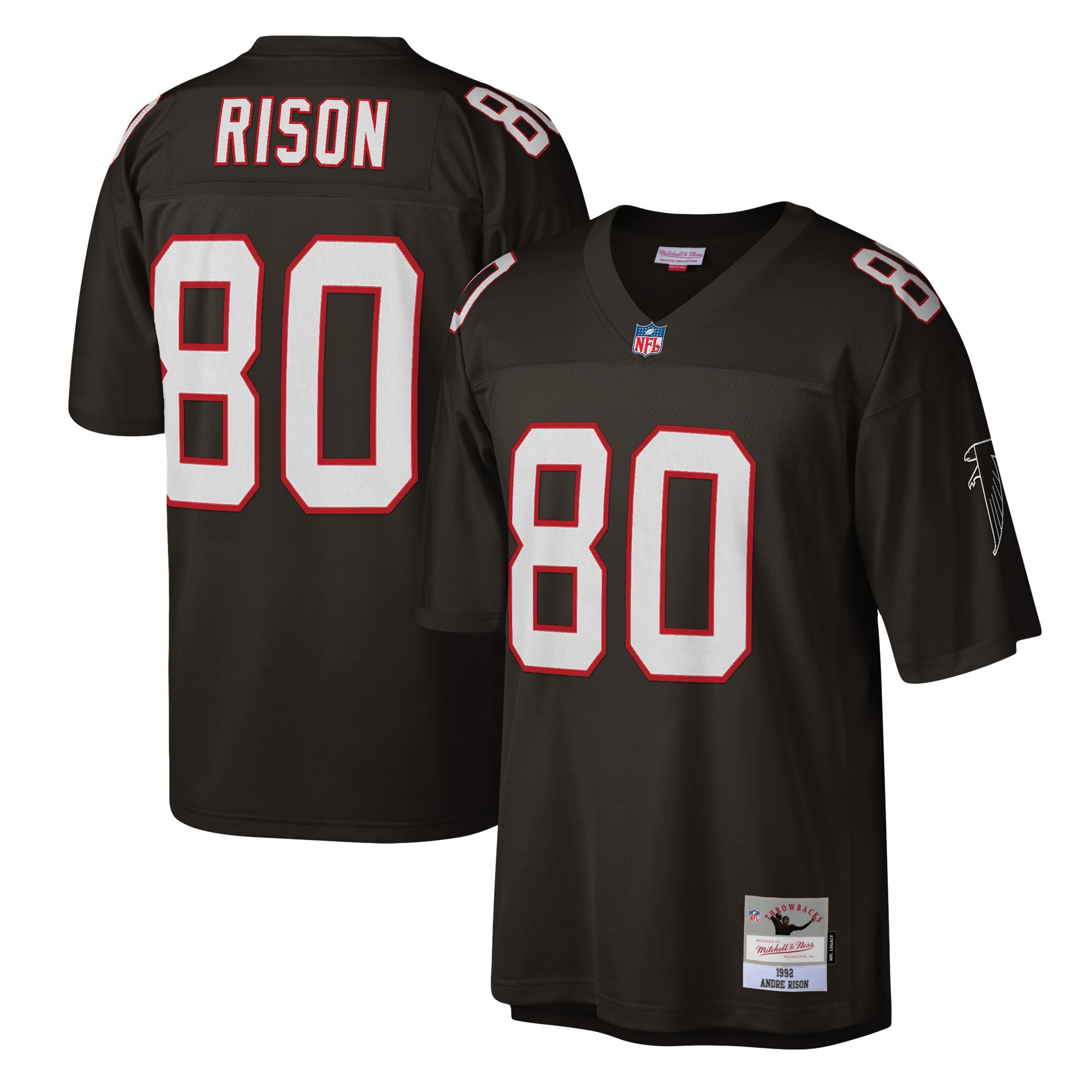 Andre Rison Atlanta Falcons Mitchell & Ness Legacy Replica Jersey – Black NFL