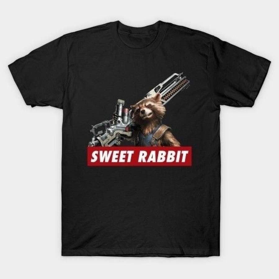 Sweet Rabbit Rocket Raccoon Men’s Clothing T-Shirt Tees