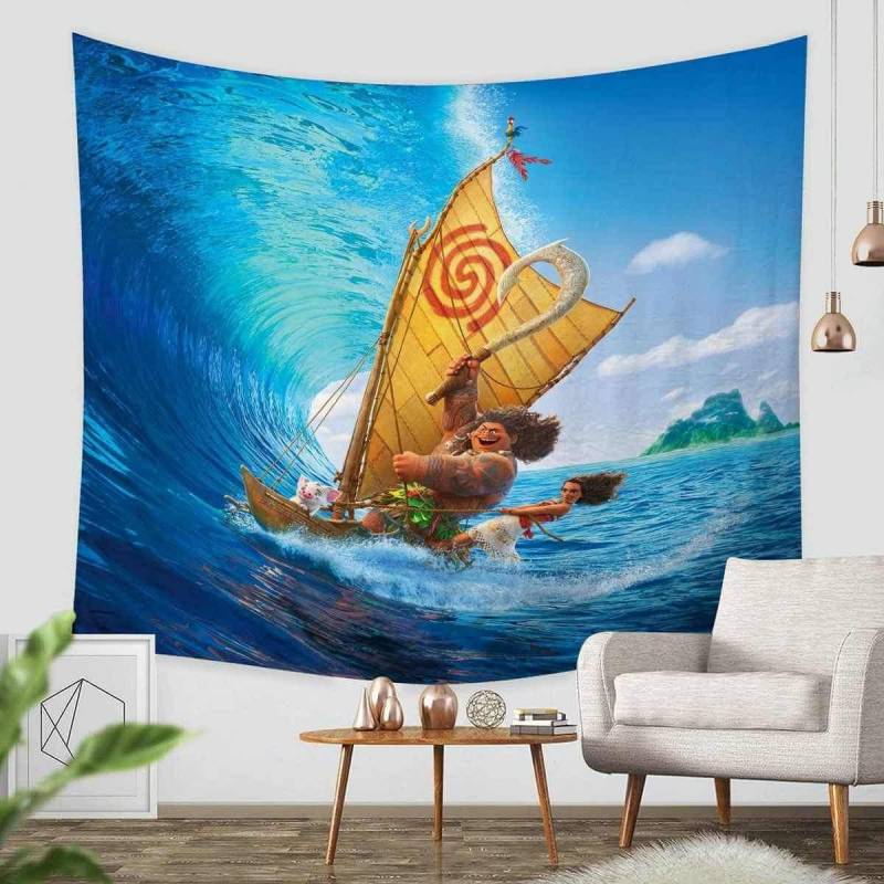 3D Custom Moana Tapestry Throw Wall Hanging Bedspread