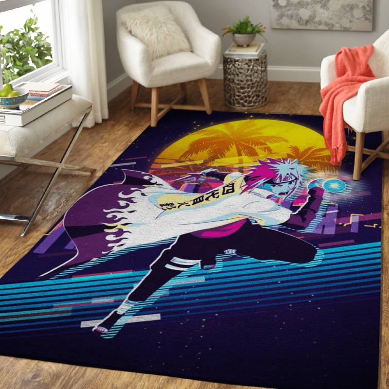 MINATO NAMIKAZE Retro 80S Anime Area Rug – Carpet