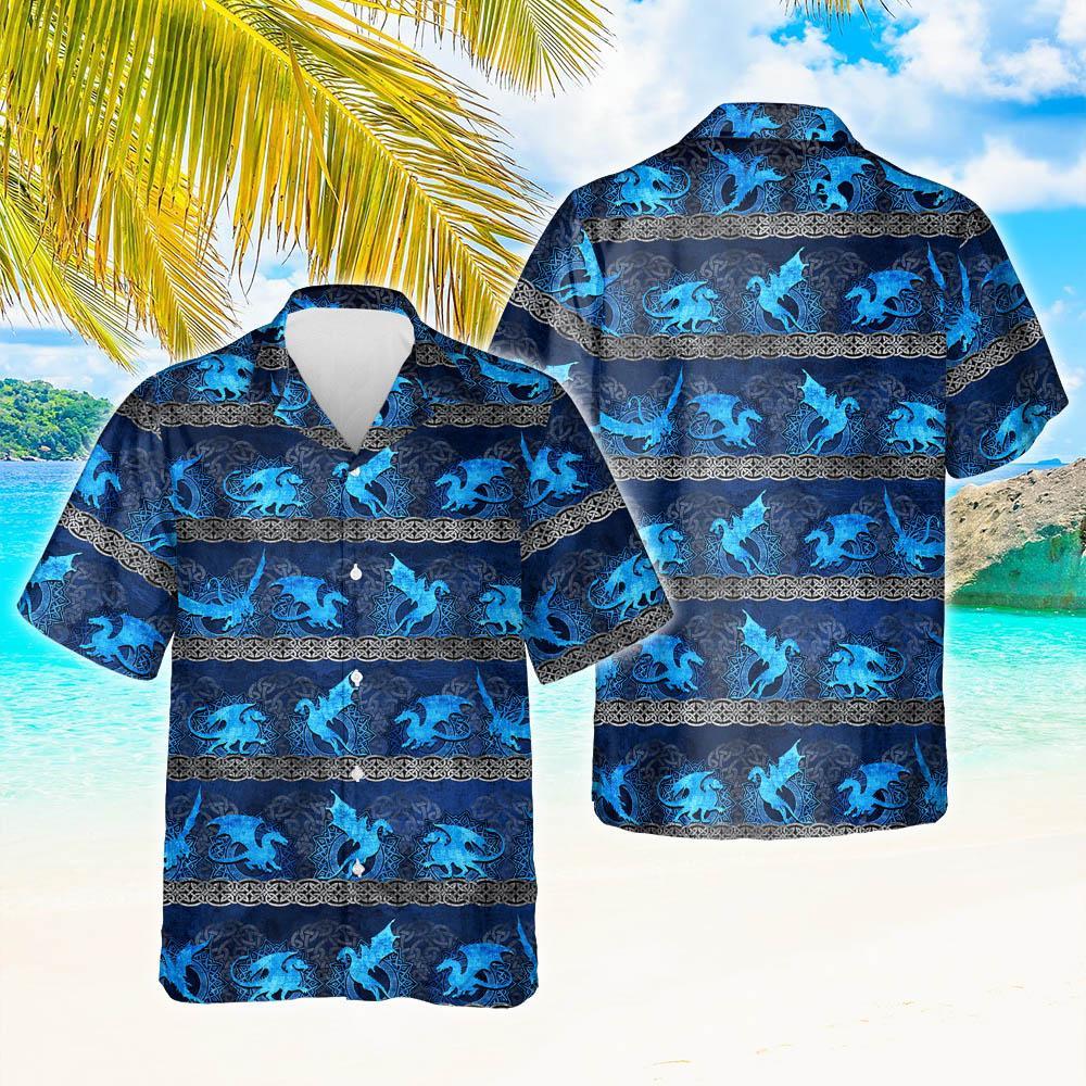 Celtic Dragon Hawaii Shirt For Men Women Ha43717