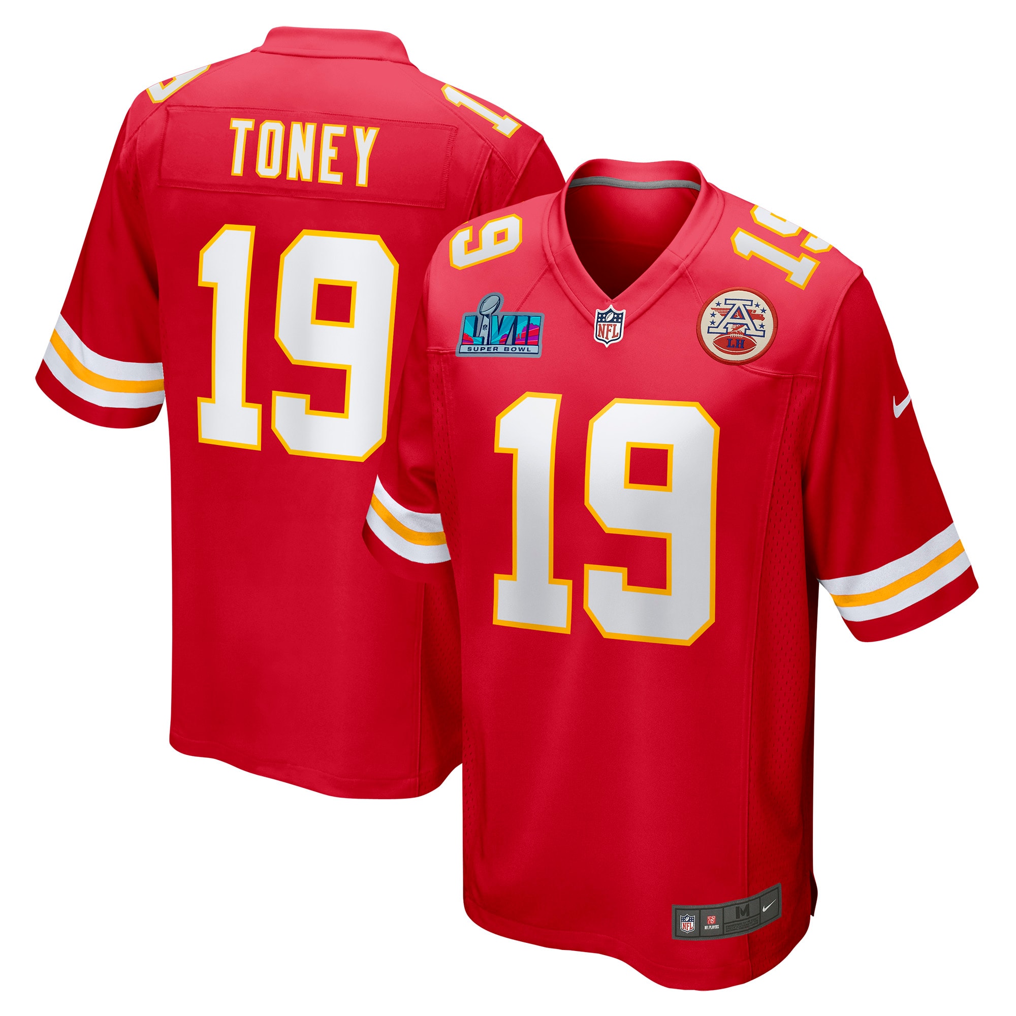 Kadarius Toney Kansas City Chiefs Super Bowl LVII (2022 Season) Patch Game Jersey – Red