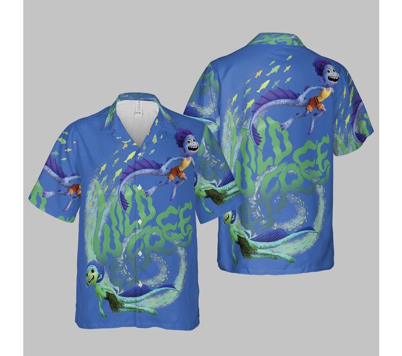 Disney Luca Birthday Shirt Pixar Alberto Wild Free Hawaii Ha105041