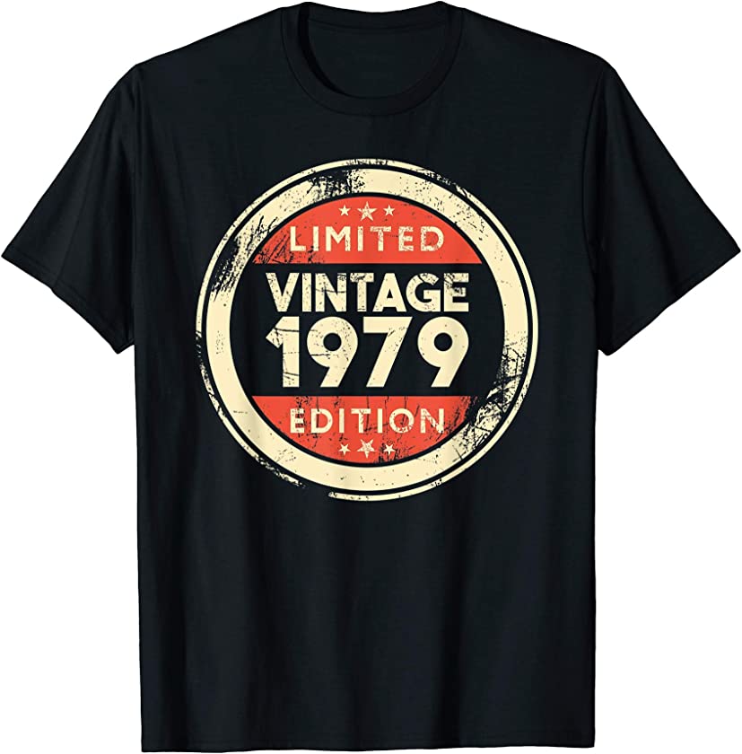 42 Years Old Gifts Shirt- 42nd Birthday Gift Vintage 1979 T-Shirt