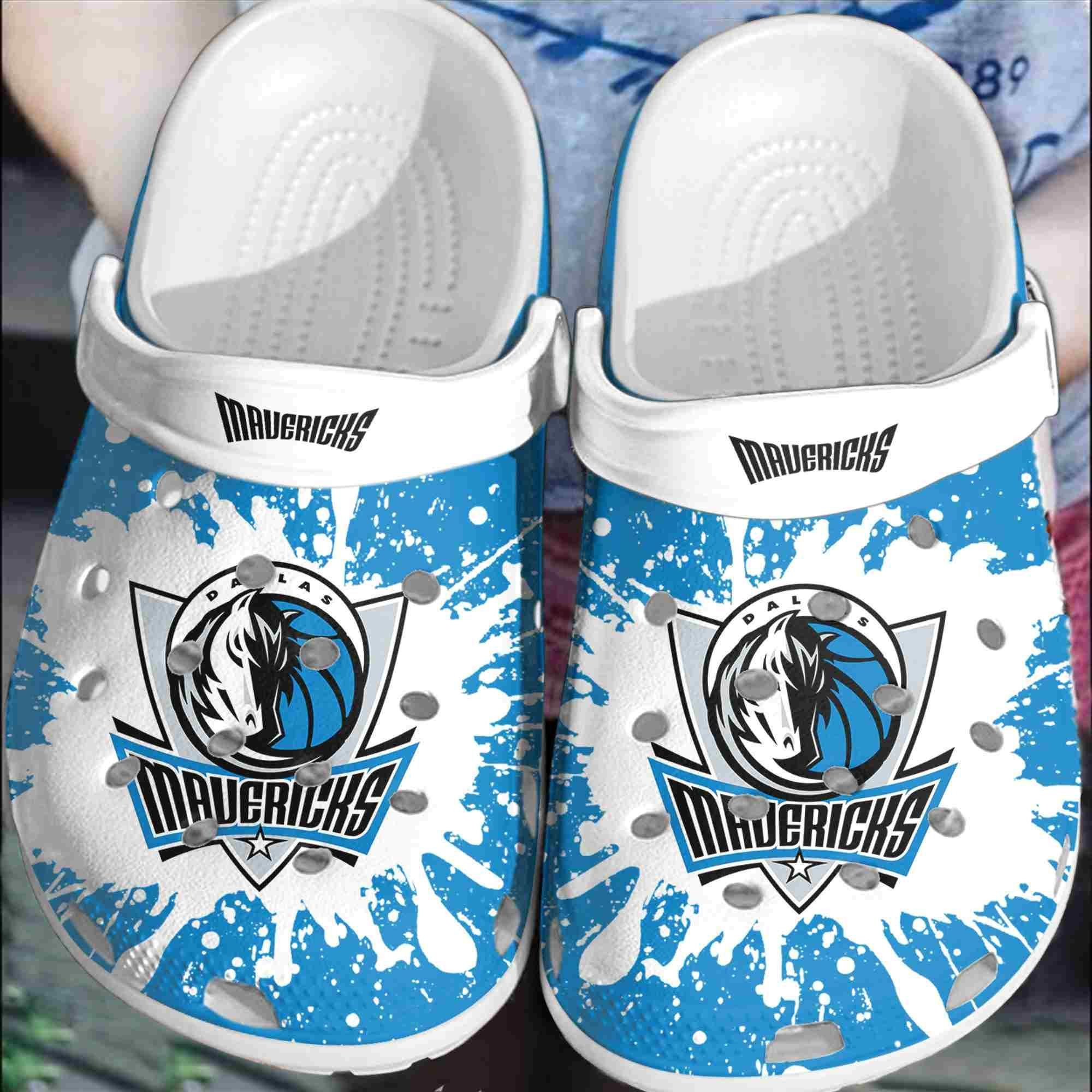 Dallass Mavericks Basketball Clogs Clogband Clog Shoes